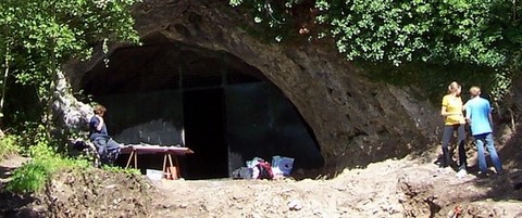 Trou Al'Wesse archeological site, Belgium